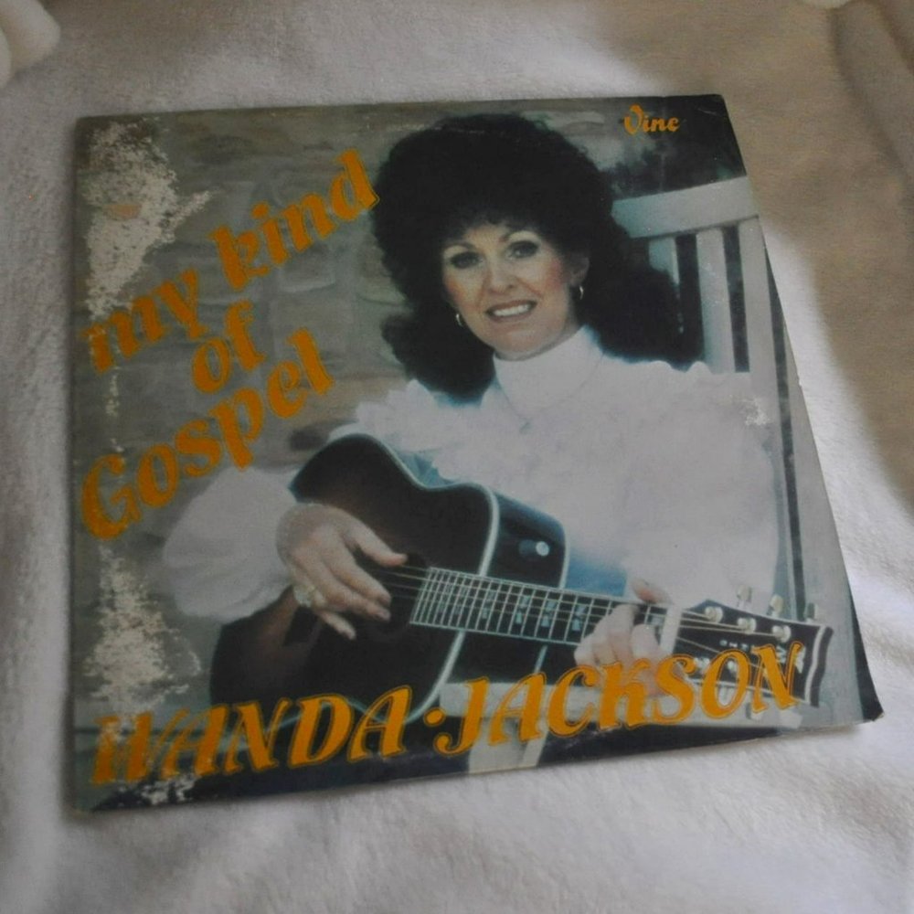 rockabilly legend Wanda Jackson - My Kind of Gospel vinyl LP record 1984